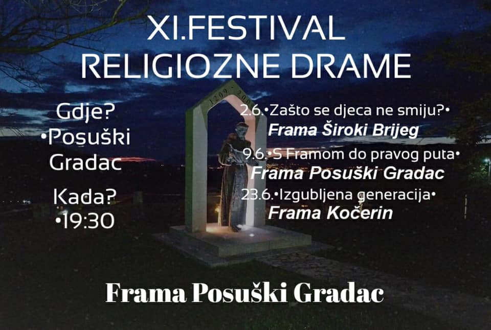  XI. Festival religiozne drame Posuški Gradac